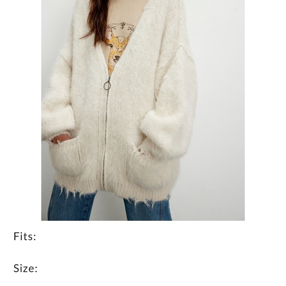 We The Free Textured Cream Sweater